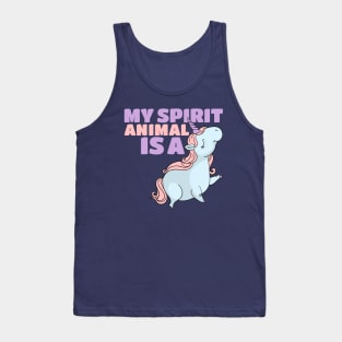 My Spirit Animal Is A Unicorn - Mythical Magical Horse Tank Top